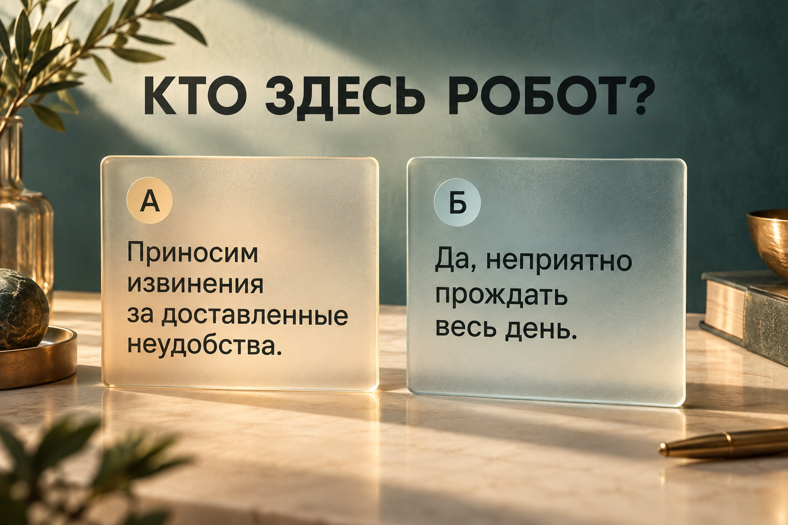 Кто здесь робот?